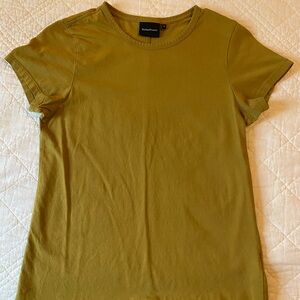 RicherPoorer Womens Tee Shirt, Chartreuse, M